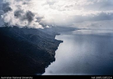 Coast of South Normanby from helicopter