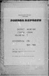 Patrol Reports. Milne Bay District, Losuia, 1957 - 1958