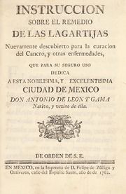 Instruccion sobre el remedio de las lagartijas nuevamente descubierto para la curacion del cancro, y otras enfermedades