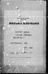 Patrol Reports. Manus District, Lorengau, 1958 - 1959