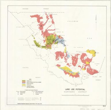 Land use potential: Northern District (Sheet 5.2)