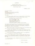 Copy of letter to Roger Revelle