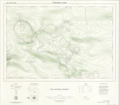 New Guinea 1:250,000 total magnetic intensity: Fergusson (Sheet C56/B1-5)