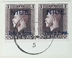 Stamps: New Zealand - Niue Three Pence