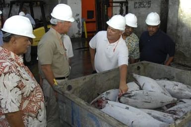 [Assignment: 48-DPA-SOI_K_Amer_Sam] Pacific Islands Tour: Visit of Secretary Dirk Kemmpthorne [and aides] to American Samoa, U.S. Territory [48-DPA-SOI_K_Amer_Sam__DI15356.JPG]