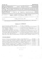 Navy Department BUMED News Letter Vol. 9, No. 7, 28 March 1947