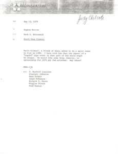 Memorandum from Mark H. McCormack to Hughes Norton