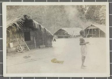 View of huts