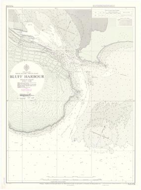 [New Zealand hydrographic charts]: New Zealand . South Island - South Coast. Bluff Harbour. (Sheet 6721)