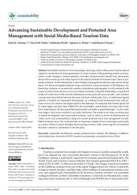Advancing sustainable development and protected area management with social media-based tourism data