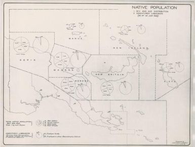 [Papua New Guinea thematic map series 1943-1944]: Native population 1940