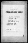 Patrol Reports. West Sepik District, Lumi, 1965 - 1966