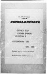 Patrol Reports. Gulf District, Baimuru, 1968-1969