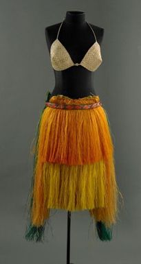 Belau female dance costume