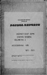 Patrol Reports. East Sepik District, Wosera, 1971 - 1972