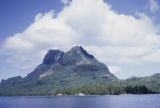 French Polynesia, view of Mount Otemanu in Bora Bora