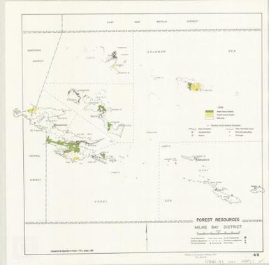 Forest resources: Milne Bay District (Sheet 4.3)