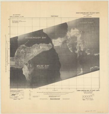 [Papua New Guinea 1:30,000 photomap] (Gaba-Gabuna to East Cape 7)