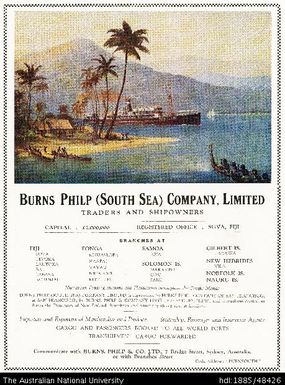 Traders and shipowners, Burns Philp (South Sea) Company Limited