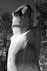 Chch: Easter Island Sculpture, Arts Centre