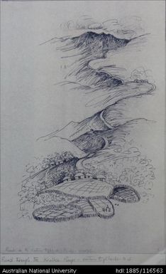 Road through the Kratke Range - Eastern Highlands, N.G