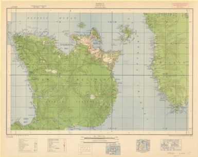 Rabaul (New Britain), New Guinea series / compiled and drawn by 1 Aust. Field Survey Coy. March 1943 ; reproduced by 2/1 Aust. Army Topo. Survey Coy. Mar. '43