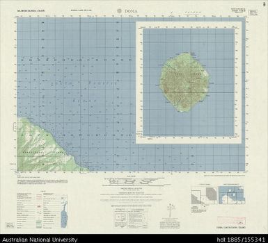 Solomon Islands, Guadalcanal Island, Doma, Series: X713, Sheet 7730 II, 1960, 1:50 000