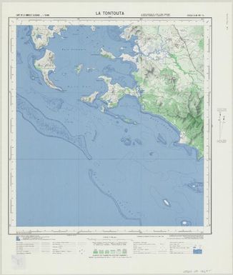 Carte de la Nouvelle Caledonie 150 000: La Tontouta