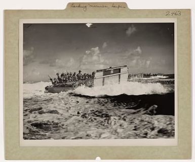 Coast Guard Lands the Marines at Saipan