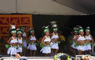 Tahitian dance performance, Pasifika Festival.
