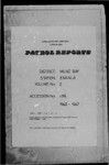 Patrol Reports. Milne Bay District, Esa'ala, 1945 - 1947