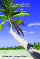 Bulletin de la Société des Études Océaniennes numéro 336