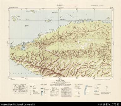Indonesia, Western New Guinea, Waigama, Series: Nederlands-Nieuw-Guinea, Sheet 10-B, 1958, 1:100 000