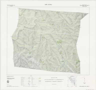 New Guinea preliminary detail plot, 1:50,000 (sheet 17)