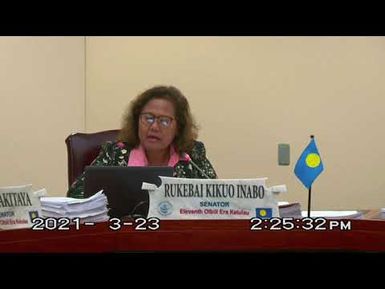 Fifth Day, FIRST SPECIAL SESSION 03/23/21