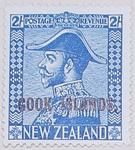 Stamp: New Zealand - Cook Islands Two Shillings