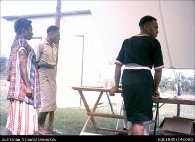 People at the election