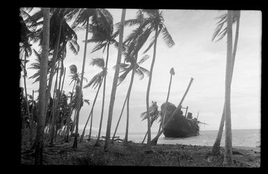 Wrecked Japanese ship, Guadalcanal, Solomon Islands