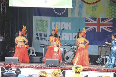 Cook Islands Village at Pasifika Festival, 2016.