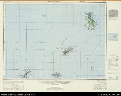 Japan, Ryukyu Islands, Tokuno-Shima, Series: L506, Sheet NG 52-2, 1955, 1:250 000