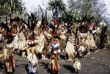 Papua New Guinea, people performing tribal dance