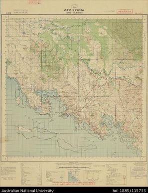 Papua New Guinea, Southern New Guinea, Port Moresby, Standard Series, 1948, 1:63 360