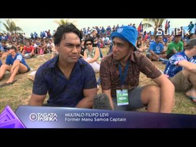 The All Blacks vs Manu Samoa in Apia