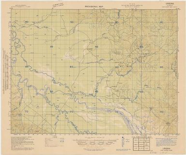 Provisional map, northeast New Guinea: Urigina (Sheet Urigina)