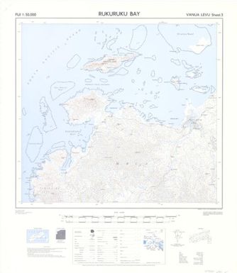 Fiji 1:50,000: Rukuruku Bay (Sheet Vanua Levu 3)