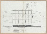 Croquis de pirogue polynésienne