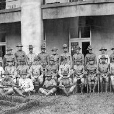 National Guard. Co. F, 35th Infantry, Schofield Barracks, 1921.