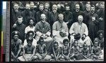 Clergy with indigenous men and boys, Papua New Guinea, ca.1900-1930