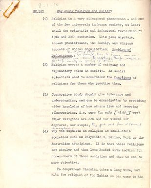 SE322 Why study religion and belief?