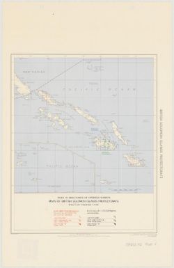 Index to Directorate of Overseas Surveys : maps of British Solomon Islands Protectorate : sheets as published 1-VI-60 / compiled and drawn by Directorate of Overseas Surveys ; photographed by D.O.S